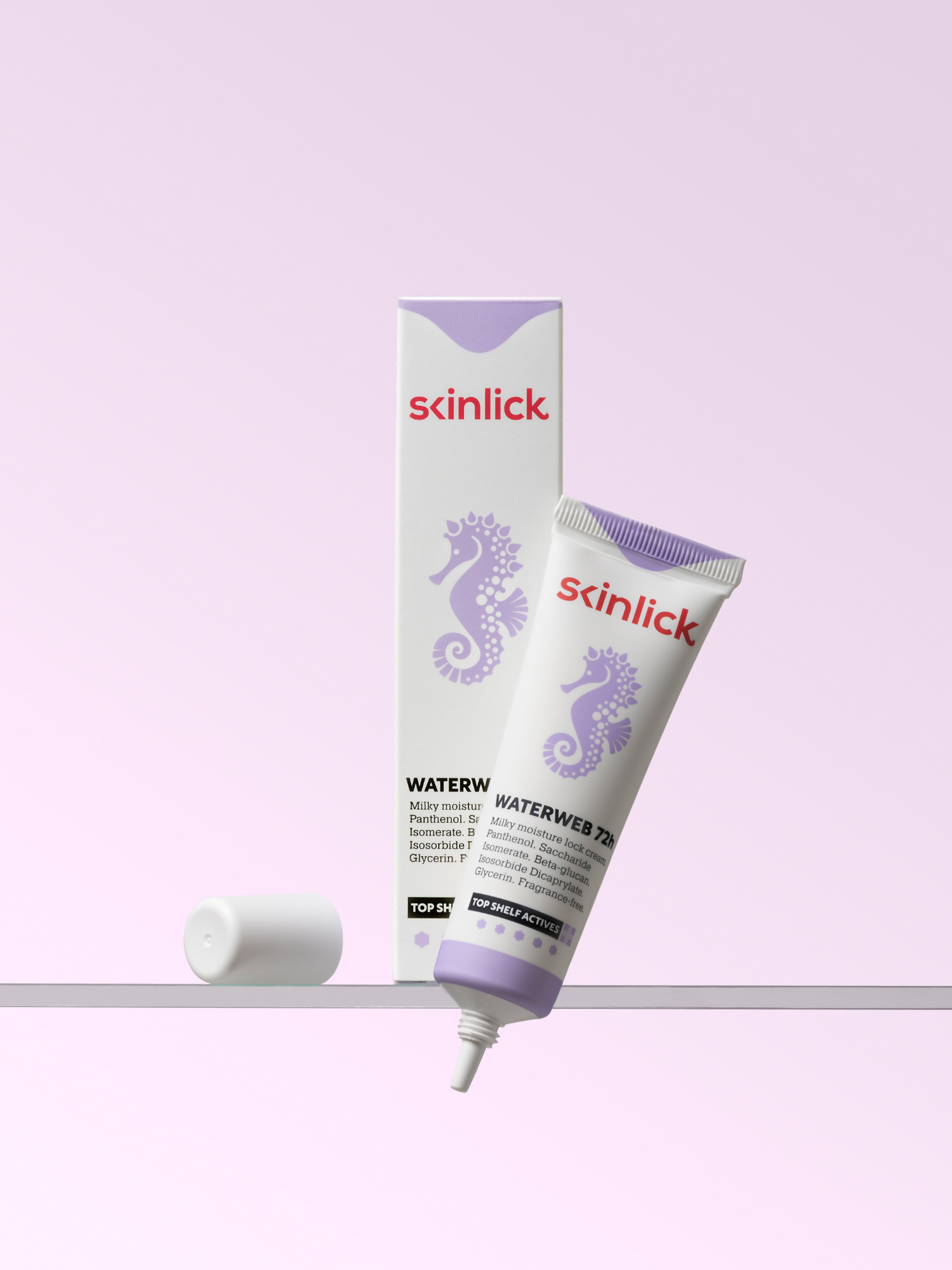 Skinlick Waterweb 72h obnavljajući hidratatni fluid sa tubom i kutijom