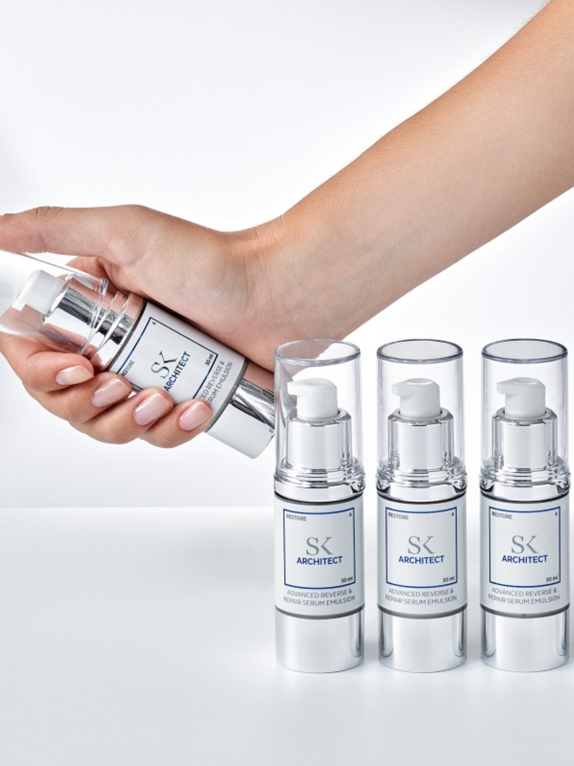 Skintegra Architect intenzivna emulzija za problematičnu kožu s 1% bakuchiola u nekoliko bočica